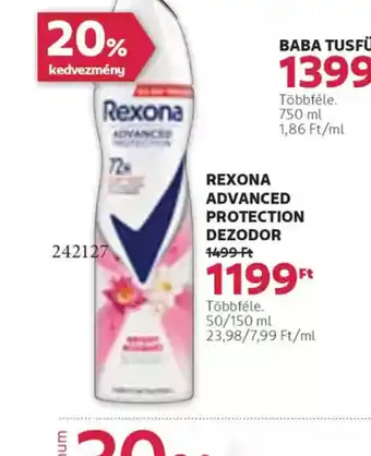 Rossmann Rexona Advanced Protection Dezodor ajánlat