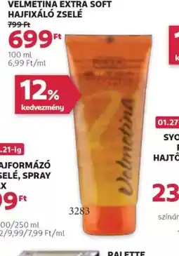 Rossmann Velmetina Extra Soft Hajfixál Zselé ajánlat