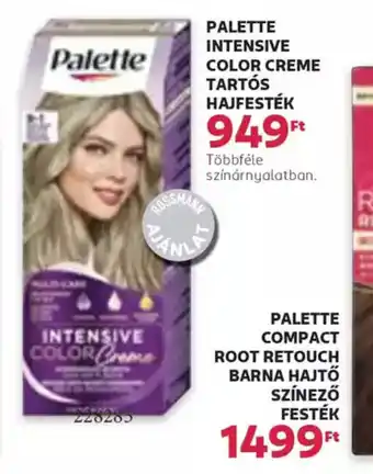 Rossmann Palette Intensive Color Creme Tarts Hajfesték ajánlat