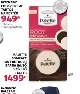 Rossmann Palette Compact Root Retouch barna hajfesték ajánlat