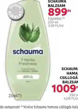 Rossmann Schauma Balzsam ajánlat