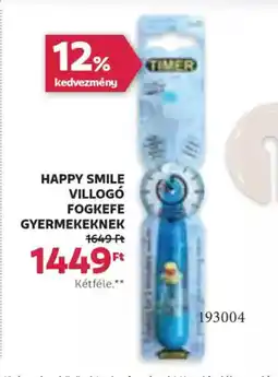 Rossmann Timer Happy Smile Villog Fogkefe ajánlat