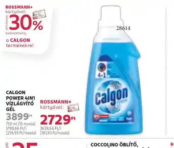 Rossmann Calgon Power 4in1 Vízkőold Gel ajánlat