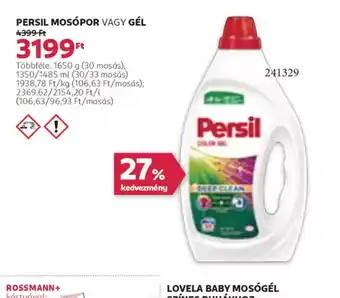 Rossmann Persil Mospor vagy gél ajánlat