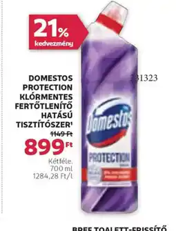 Rossmann Domestos Protection klrlmentes fertőtlenítő hatású tisztítszer ajánlat