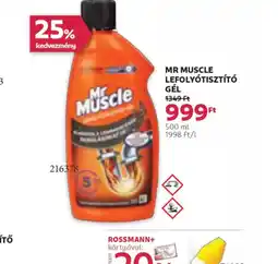 Rossmann Mr Muscle Lefolytisztít Gel ajánlat