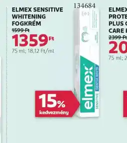 Rossmann Elmex Sensitive Whitening Fogkrém ajánlat