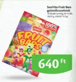 EcoFamily Sunvita fruit bars gyümölcsszeletek ajánlat