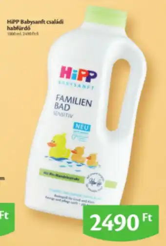 EcoFamily HiPP babysanft családi habfürdő ajánlat