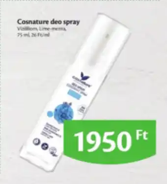 EcoFamily Cosnature deo spray ajánlat