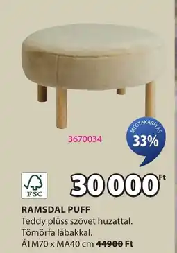 JYSK Ramsdal puff ajánlat