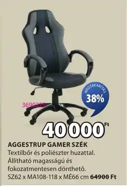 JYSK Aggestrup gamer szék ajánlat