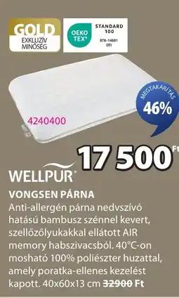 JYSK Wellpur vongsen párna ajánlat