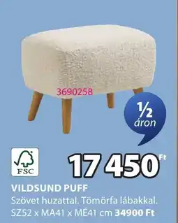 JYSK Vildsund puff ajánlat