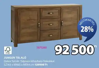 JYSK Jungen tálaló ajánlat