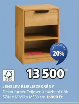 JYSK Jenslev éjjeliszekrény ajánlat