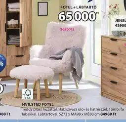 JYSK Hvilsted fotel + lábtartó ajánlat