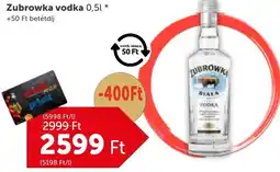 PRIVÁT Zubrowka vodka ajánlat