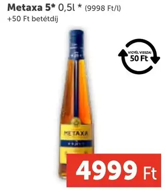 PRIVÁT Metaxa 5 ajánlat