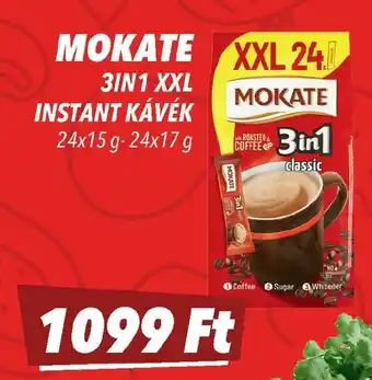 CBA Mokate 3in1 XXL Instant kávék ajánlat