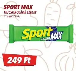 CBA Sport Max tejcsokoládé szelet ajánlat