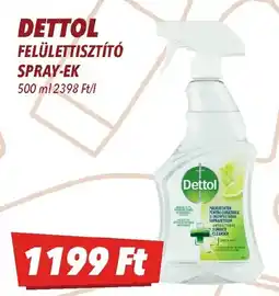 CBA Dettol felülettisztító spray-ek ajánlat