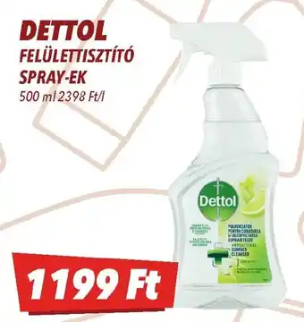 CBA Dettol felülettisztító spray-ek ajánlat