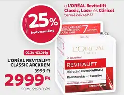 Rossmann L'ORÉAL Revitalift Classic ajánlat