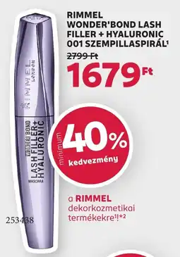 Rossmann Rimmel Wonder'bond Lash Filler ajánlat