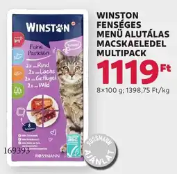 Rossmann Winston fenséges menü alutálas macskaeledel multipack ajánlat