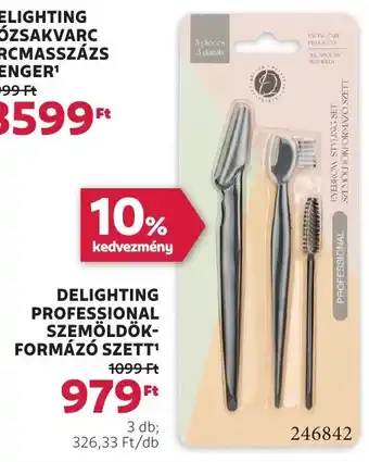 Rossmann Delighting Professional Szemöldök-formázó szett ajánlat