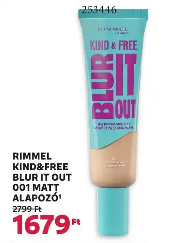 Rossmann Rimmel Kind&Free Blur It Out ajánlat