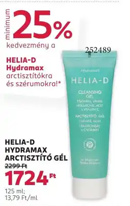 Rossmann Helia-D Hydramax Arctisztító gél ajánlat