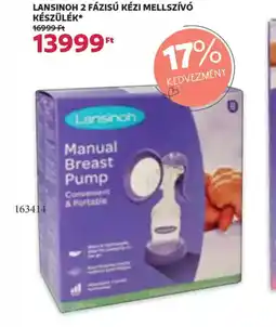 Rossmann Lansinoh 2 fázisú kézi mellszív készülék ajánlat