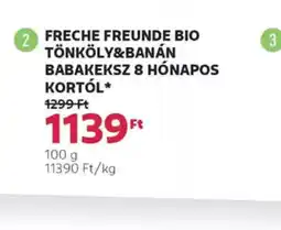 Rossmann Freche Freunde Bio Tökölý & Banán Babakeksz ajánlat