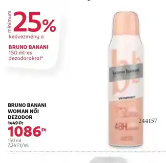 Rossmann Bruno Banani Woman Női Dezodor ajánlat