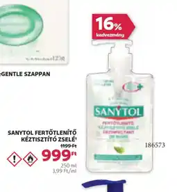 Rossmann Sanytol fertőtlenítő kéztisztít zselé ajánlat