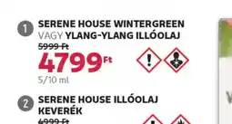 Rossmann Serene House Wintergreen vagy Ylang-Ylang illolaj ajánlat