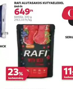 Rossmann RAFI alutasakos kutyaeledel ajánlat