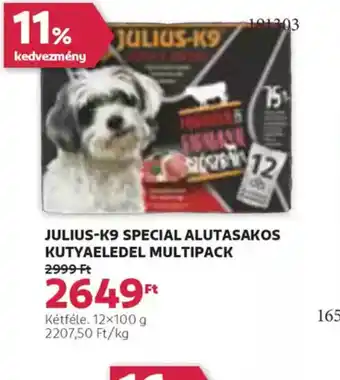 Rossmann Julius-K9 Special Alutasakos Kutyaeledel Multipack ajánlat