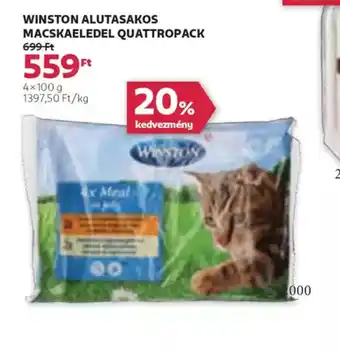 Rossmann Winston alutasakos macskaeledel Quattropack ajánlat