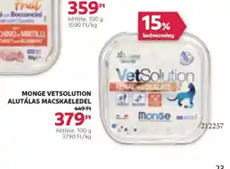 Rossmann Monge Vetsolution Alutálas Macskaeledel ajánlat