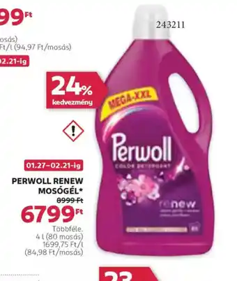 Rossmann Perwoll Renew Mosszer ajánlat