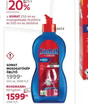 Rossmann Somat Mosogatgép Öblítő ajánlat