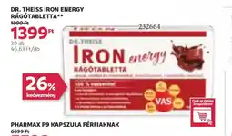 Rossmann Dr. Theiss Iron Energy Rágtabletta ajánlat