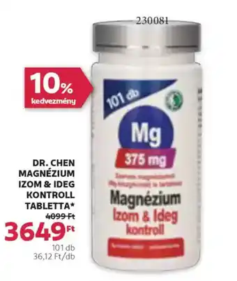 Rossmann Dr. Chen Magnézium Izom & Ideg Kontroll Tabletta ajánlat