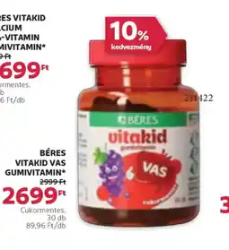 Rossmann Beres Vitakid Vas Gumivitamin ajánlat