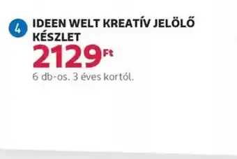 Rossmann Ideen Welt kreatív jelölő készlet ajánlat