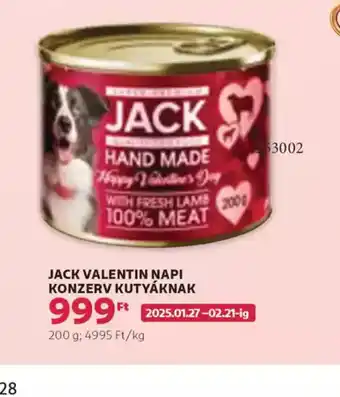 Rossmann Jack Valentin Napi Konzerv Kutyáknak ajánlat