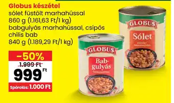 Spar Globus készétel ajánlat